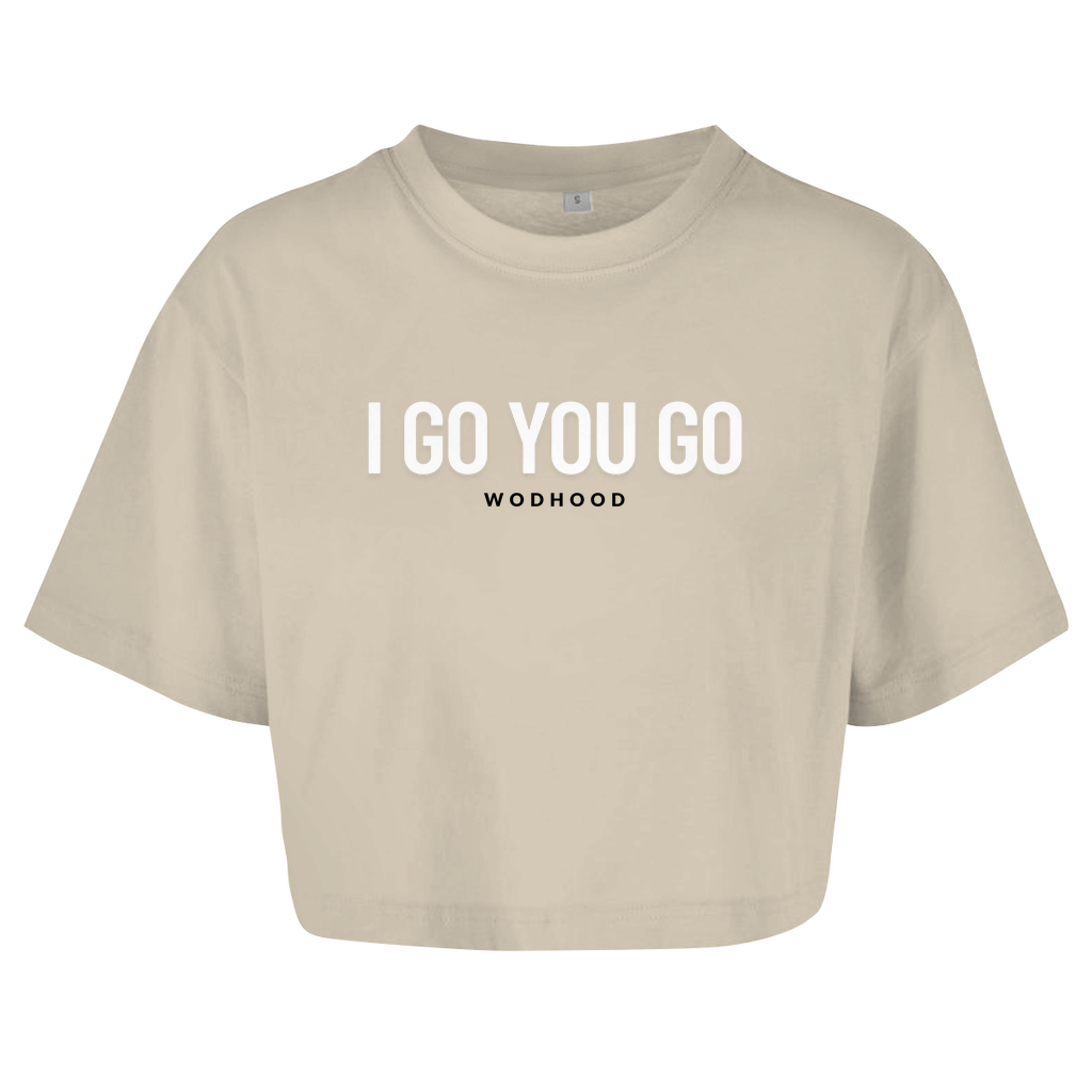Wodhood TEAM23 I GO YOU GO Oversized Crop Top