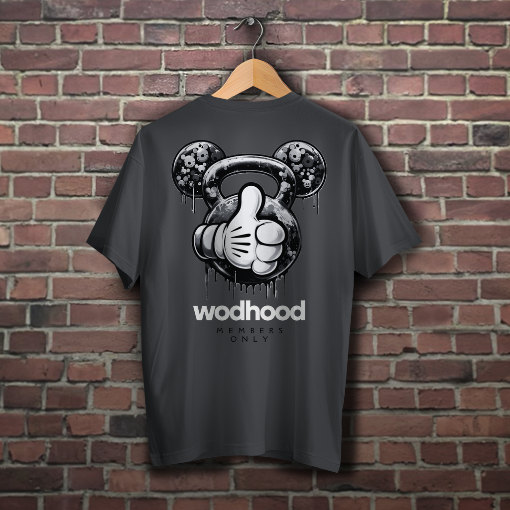 Wodhood KETTLEBEAR B/W Oversized Shirt