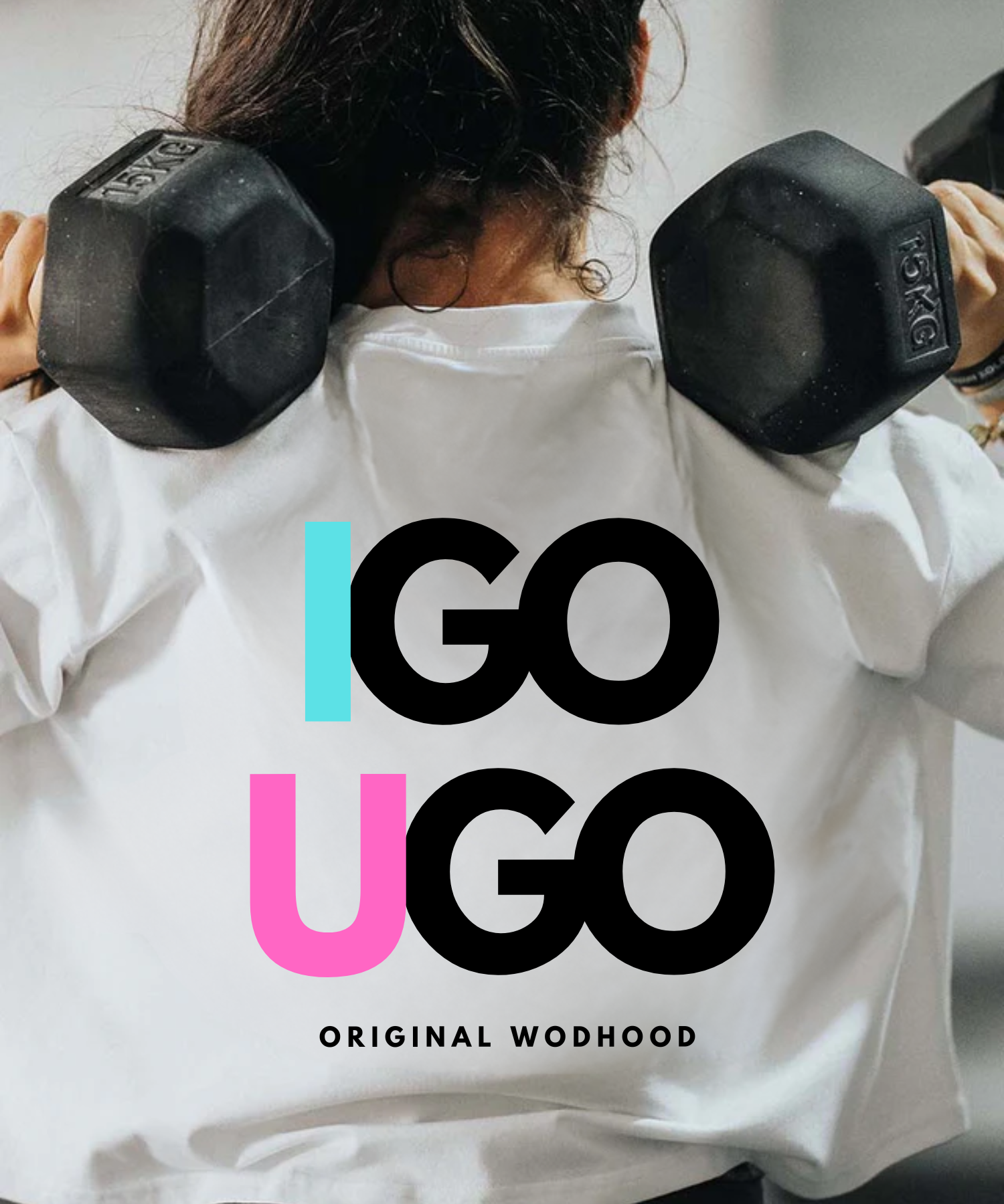 Wodhood I GO YOU GO Oversized Crop Top