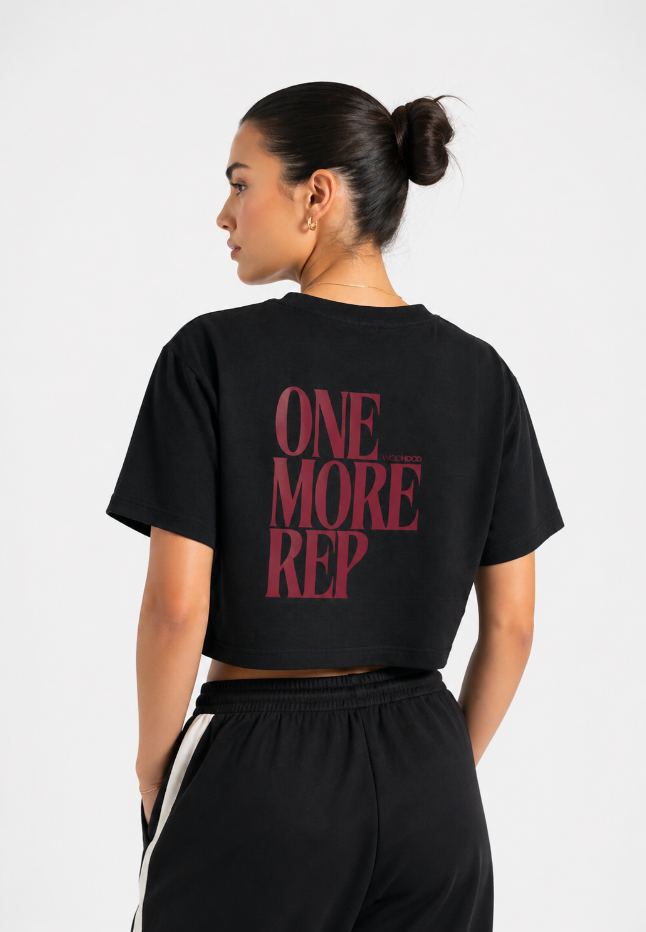 LIMITED DROP - ONE MORE REP OVERSIZED CROP TOP