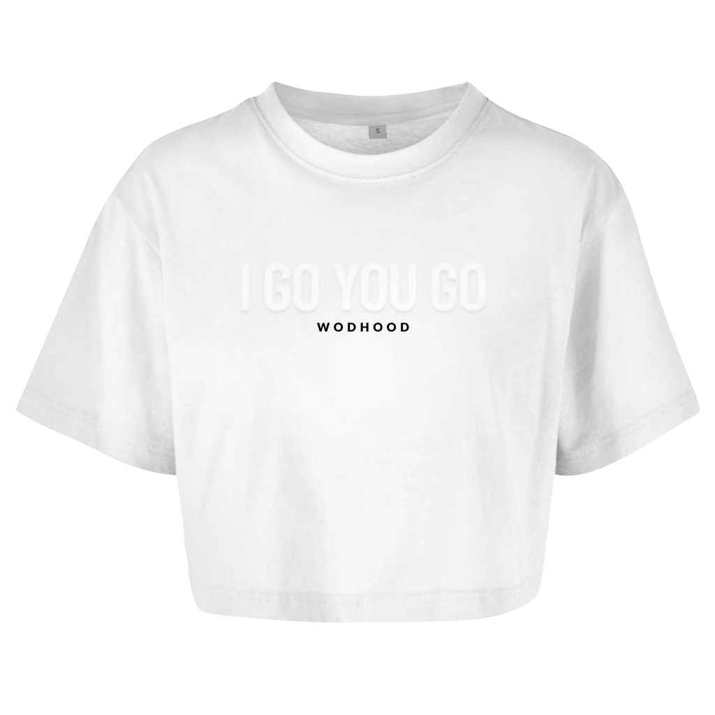 Wodhood TEAM23 I GO YOU GO Oversized Crop Top