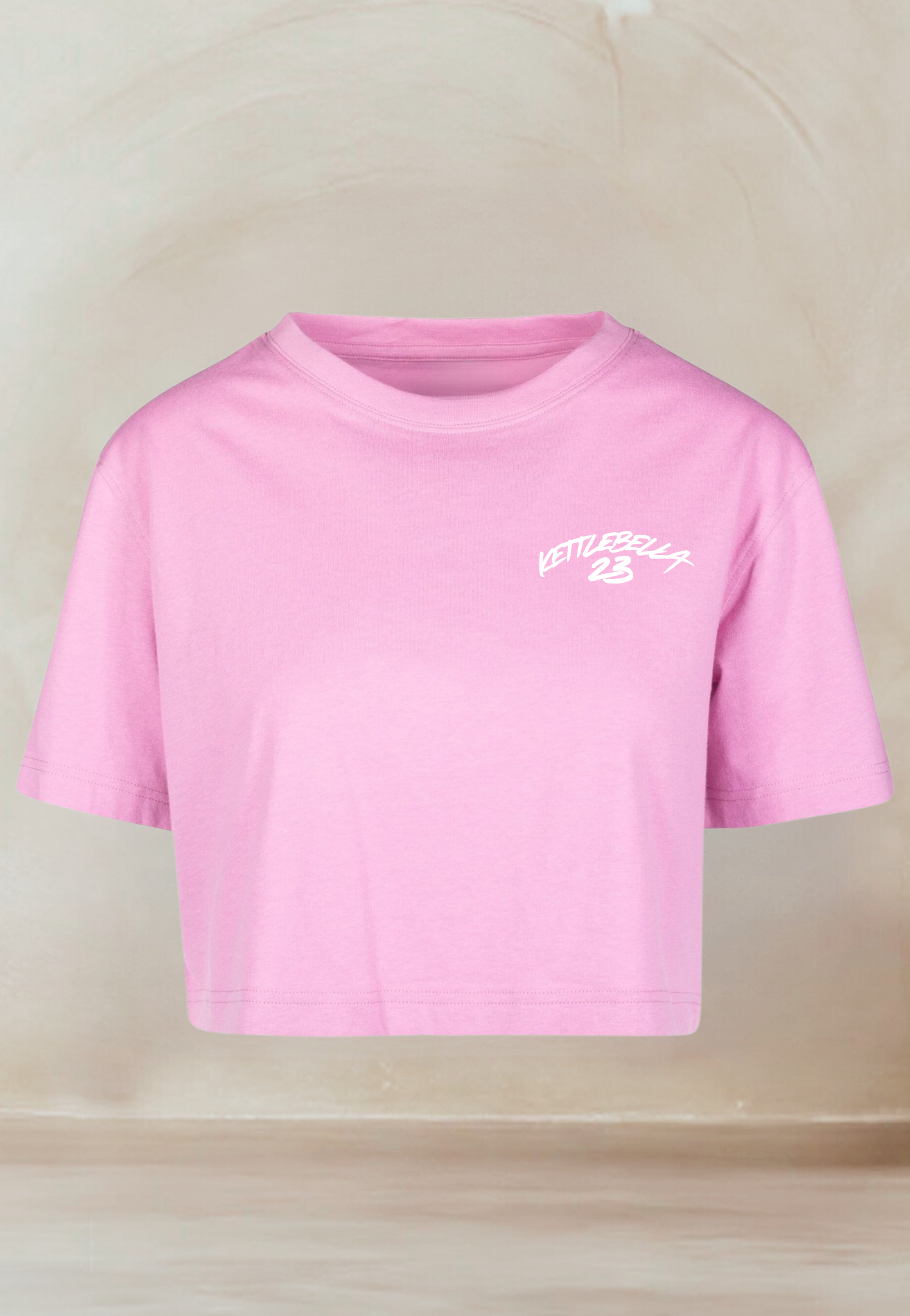 KETTLEBELLA23 Oversize Crop Top Pink