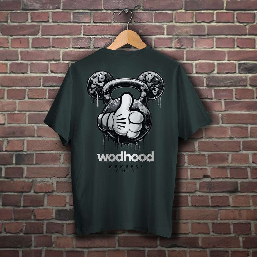 Wodhood KETTLEBEAR B/W Oversized Shirt