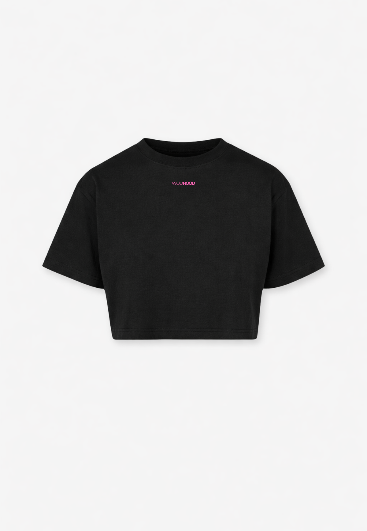 LIMITED DROP - HVY SHT PINK OVERSIZED CROP TOP
