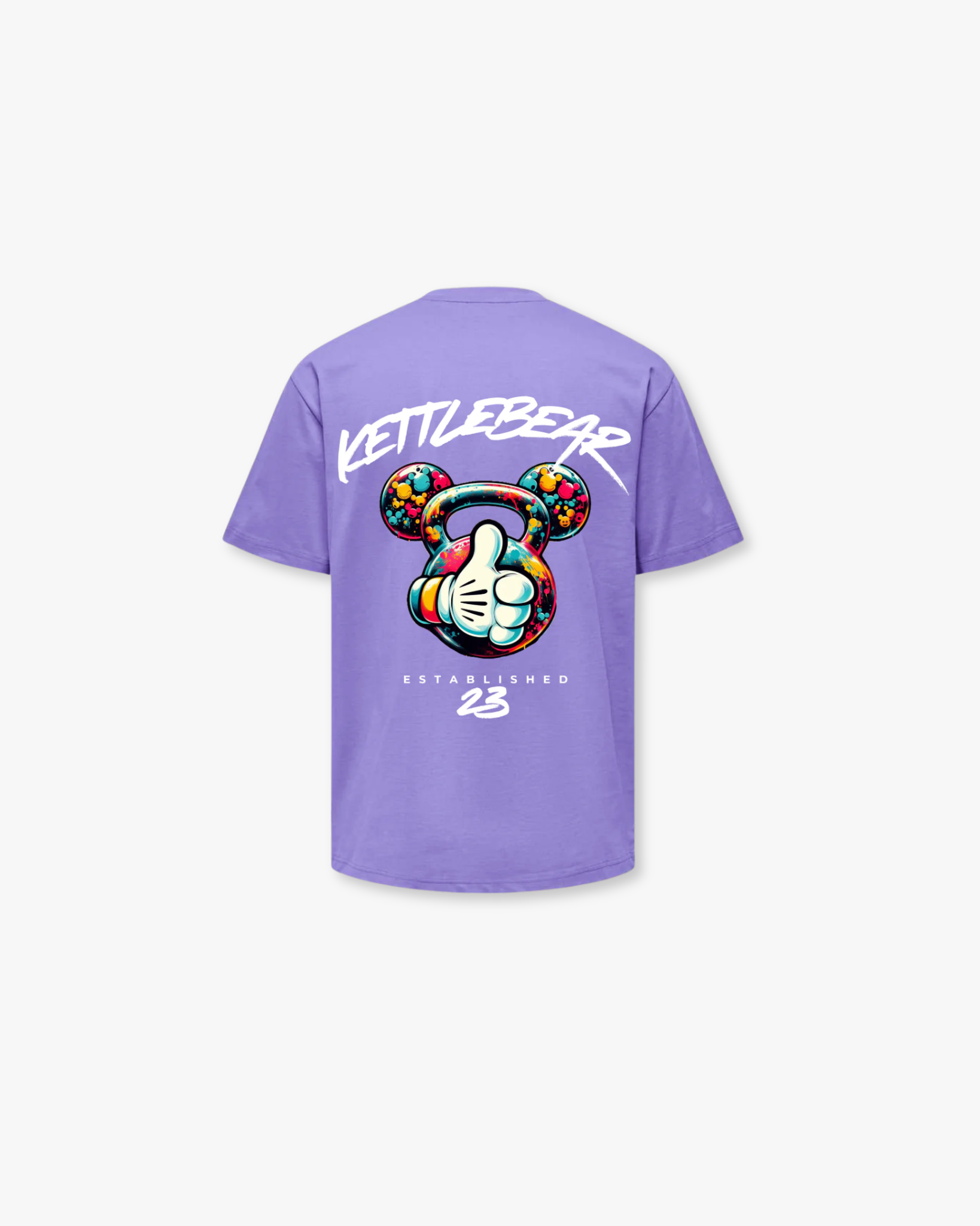 T-shirt homme KETTLEBEAR23 violet