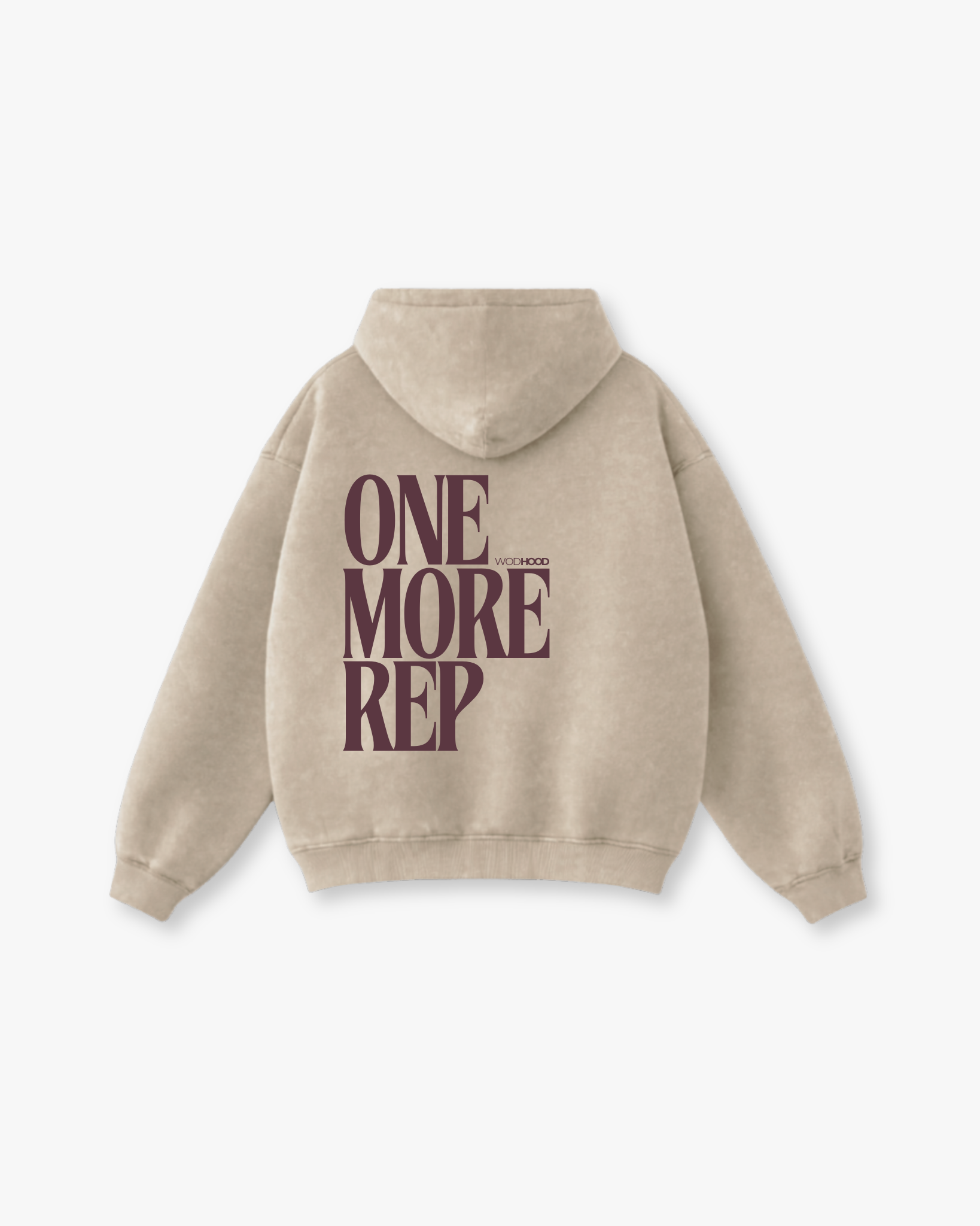PRE - ORDER - ONE MORE REP OVERSIZED HOODIE WASHED