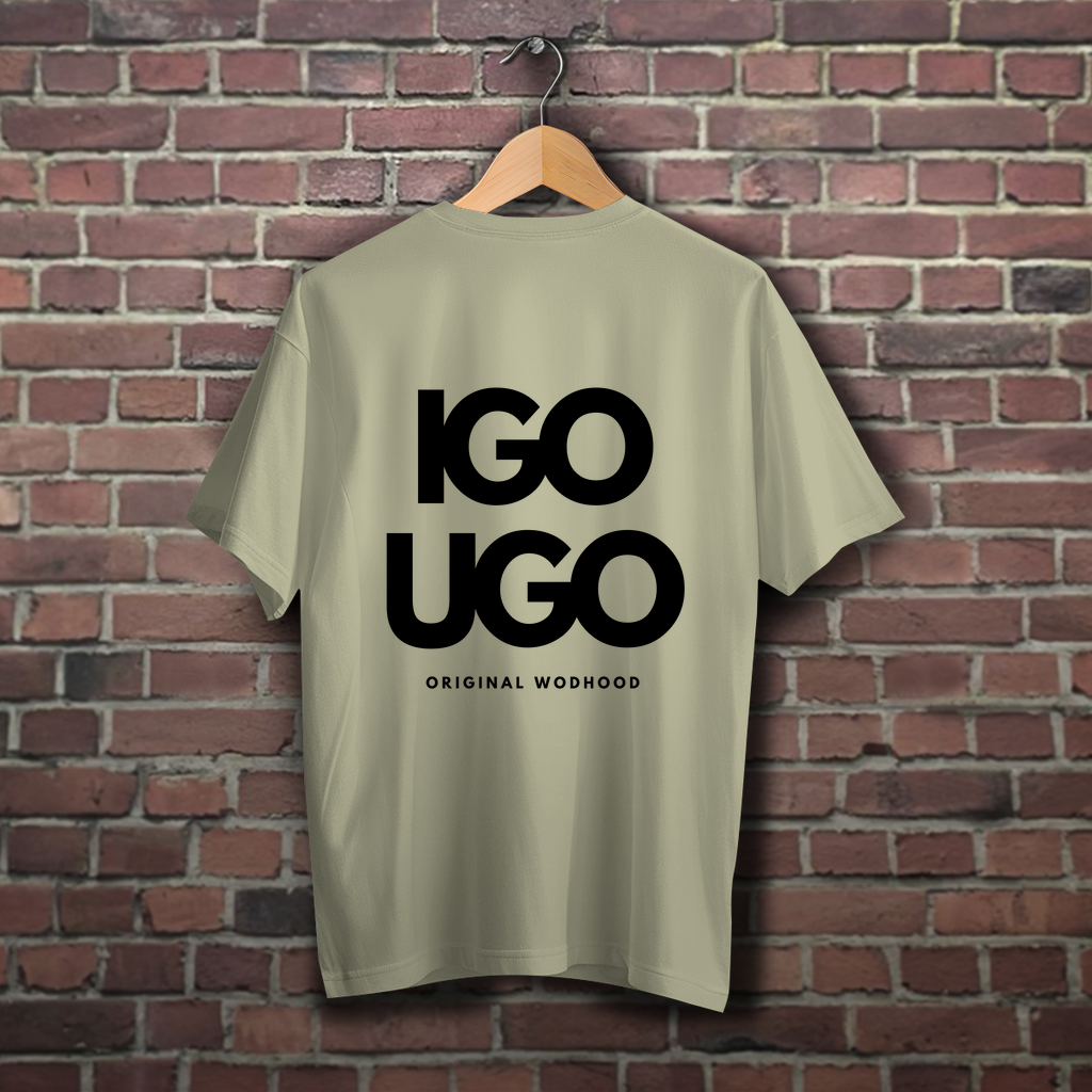 Wodhood I GO YOU GO Oversized Shirt