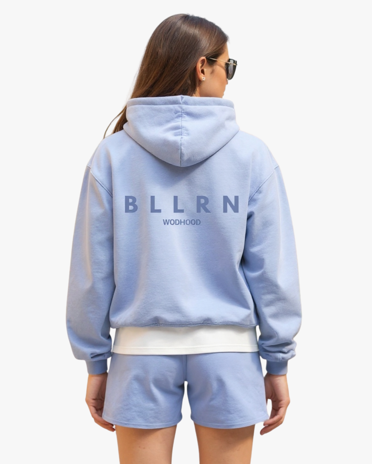 BLLRN Unisex Water Hoodie Blue