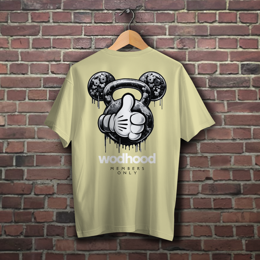 Wodhood KETTLEBEAR B/W Oversized Shirt