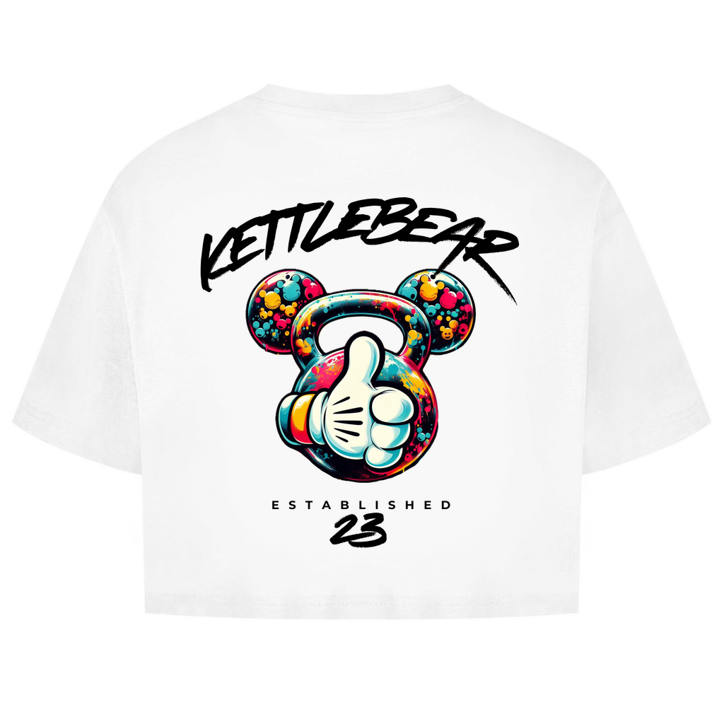 KETTLEBEAR23 Oversize Crop Top Weiß