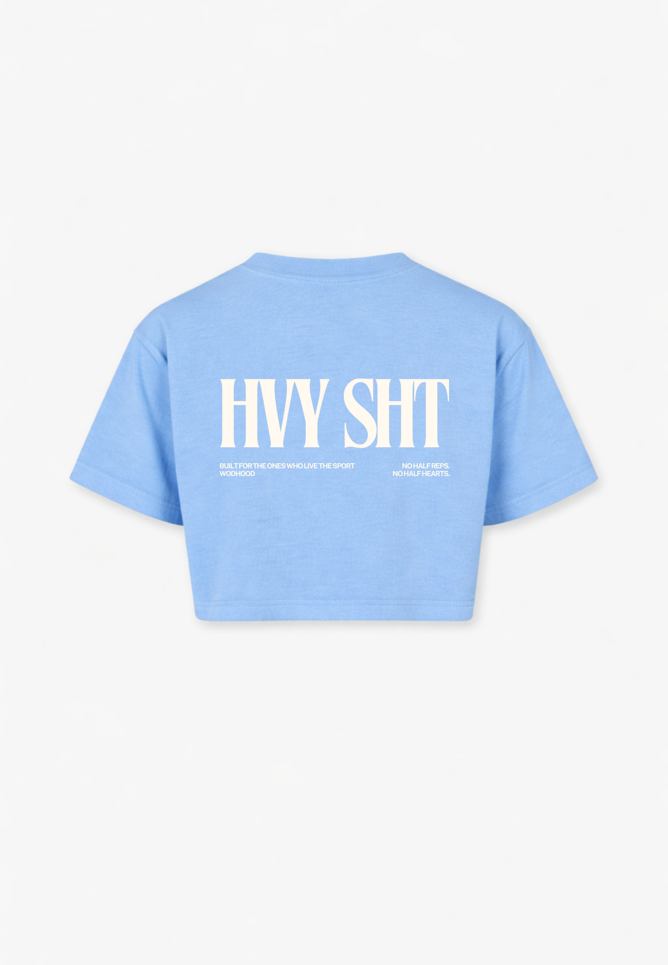 PRE - ORDER - HEAVY SH*T OVERSIZED CROP TOP