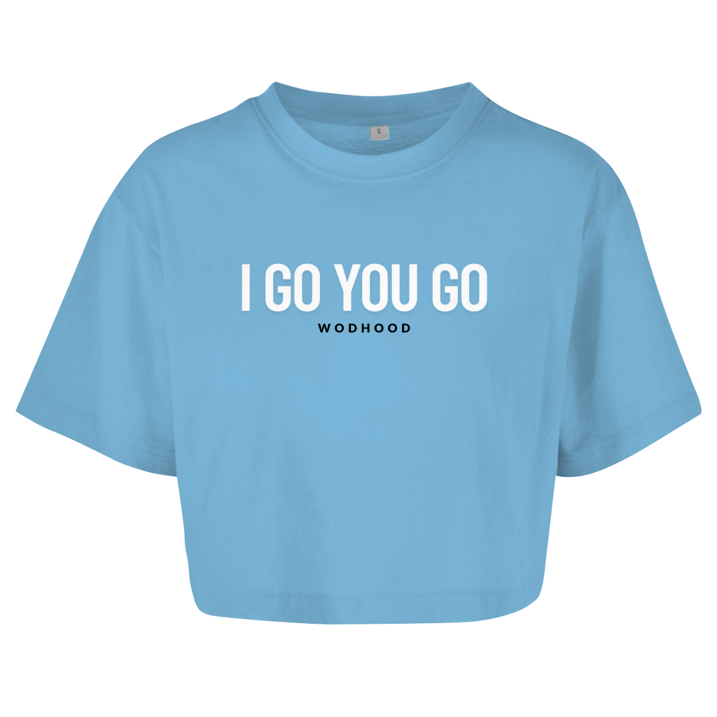 Wodhood TEAM23 I GO YOU GO Oversized Crop Top