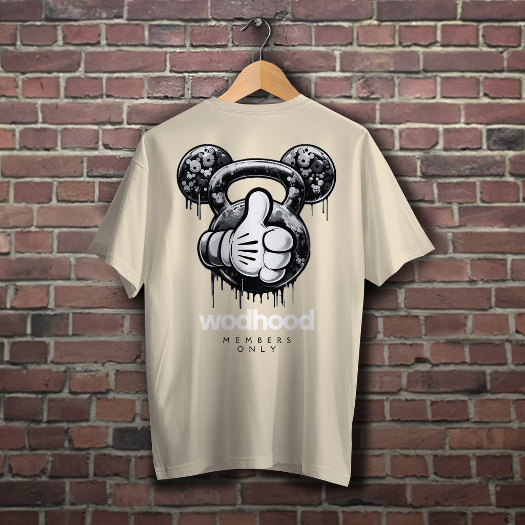Wodhood KETTLEBEAR B/W Oversized Shirt