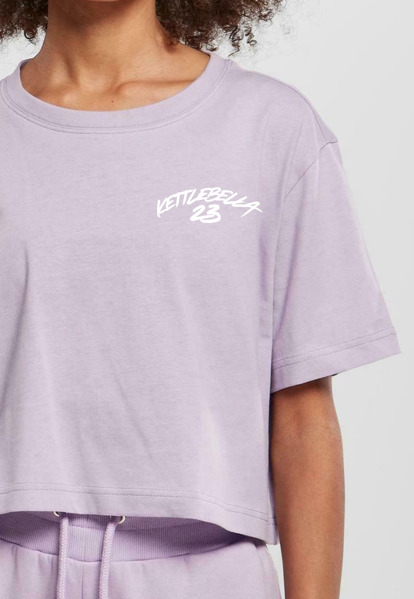 KETTLEBELLA23 Oversize Crop Top Lila