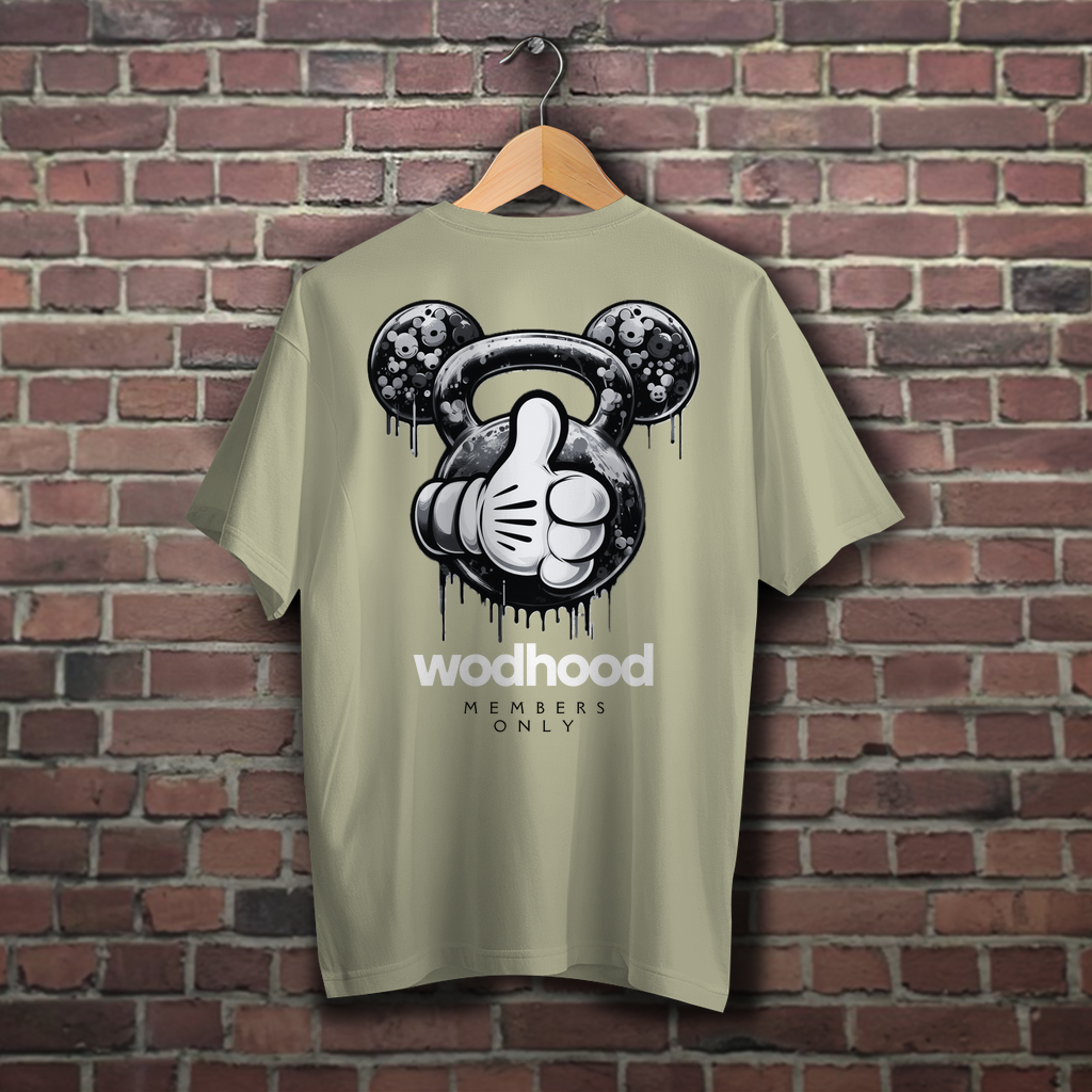 Wodhood KETTLEBEAR B/W Oversized Shirt