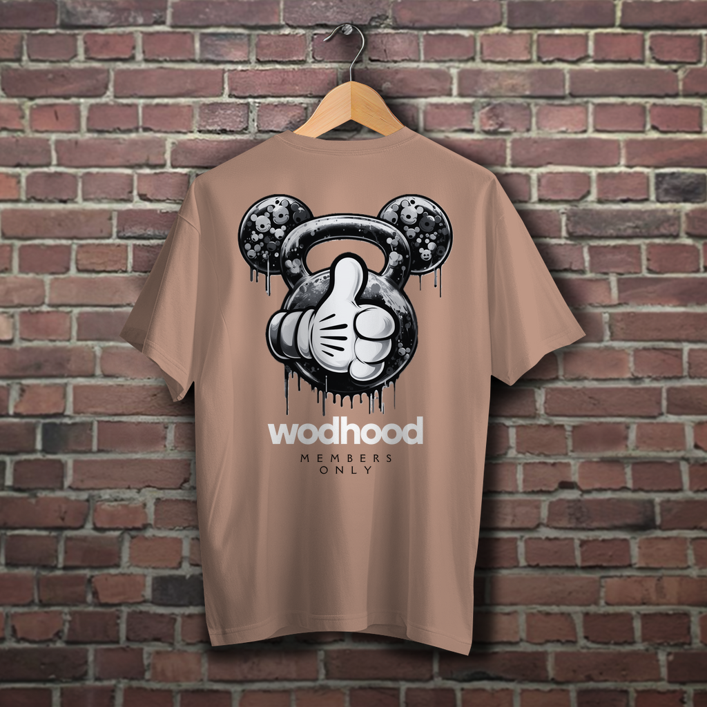 Wodhood KETTLEBEAR B/W Oversized Shirt
