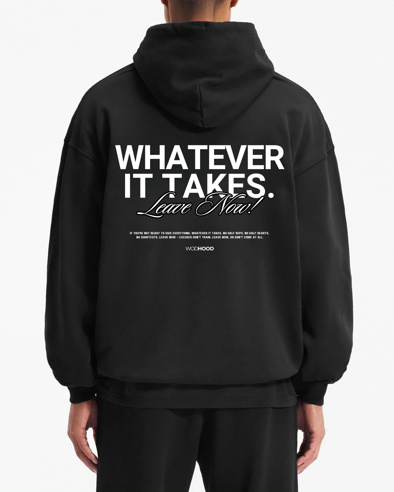 PRÉCOMMANDE - SWEAT À CAPUCHE SURDIMENSIONNÉ WHATEVER