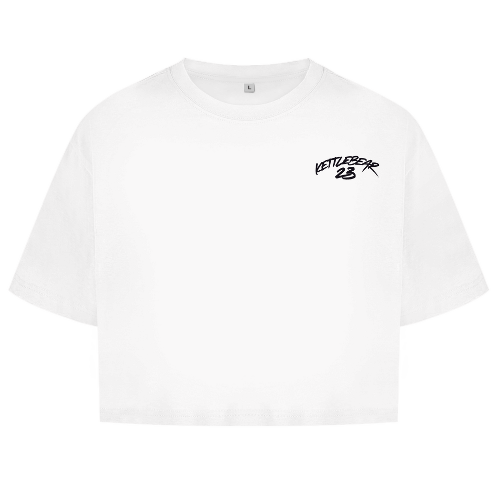 KETTLEBEAR23 Oversize Crop Top Weiß
