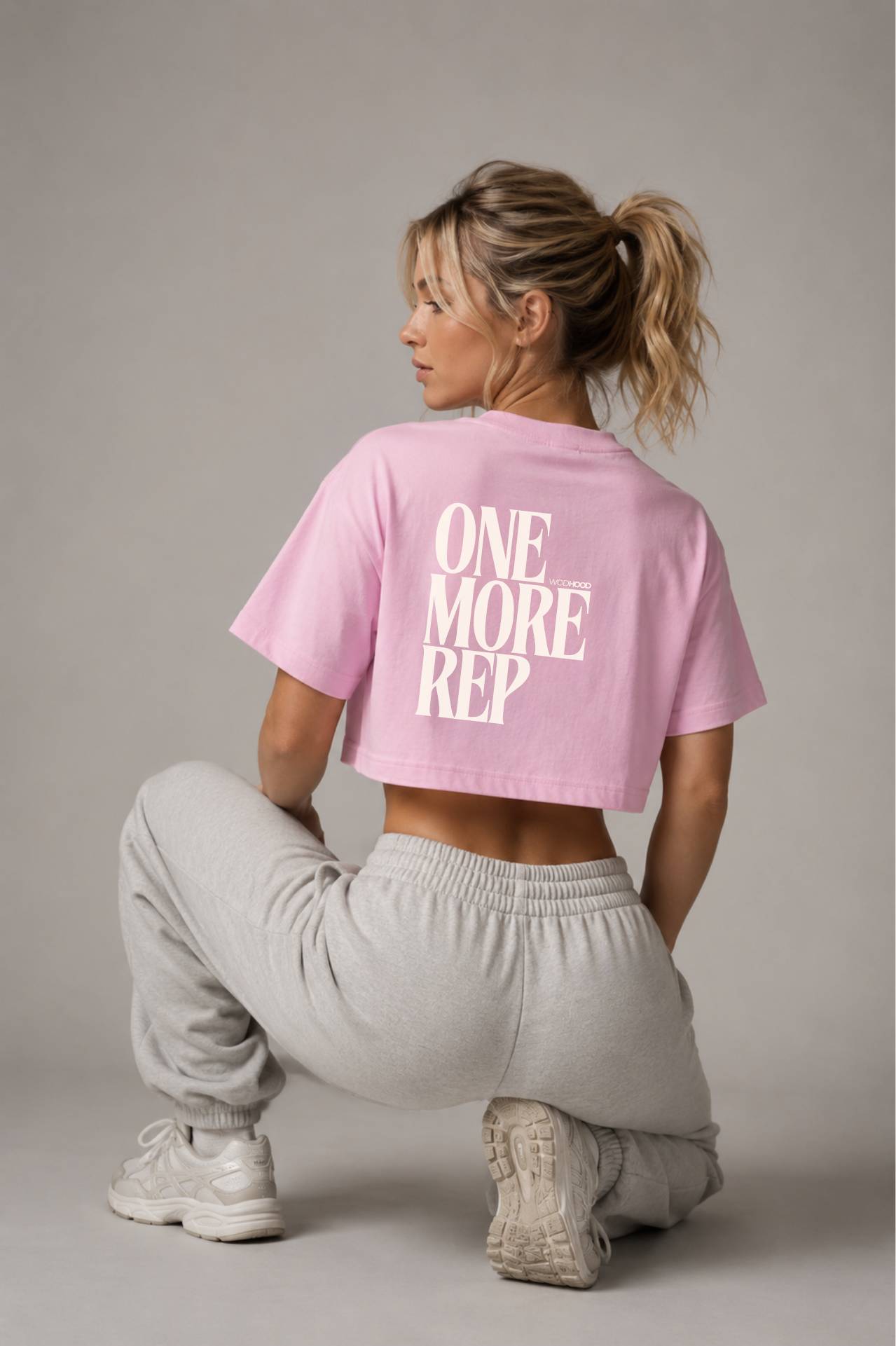 LIMITED DROP - ONE MORE REP OVERSIZED CROP TOP