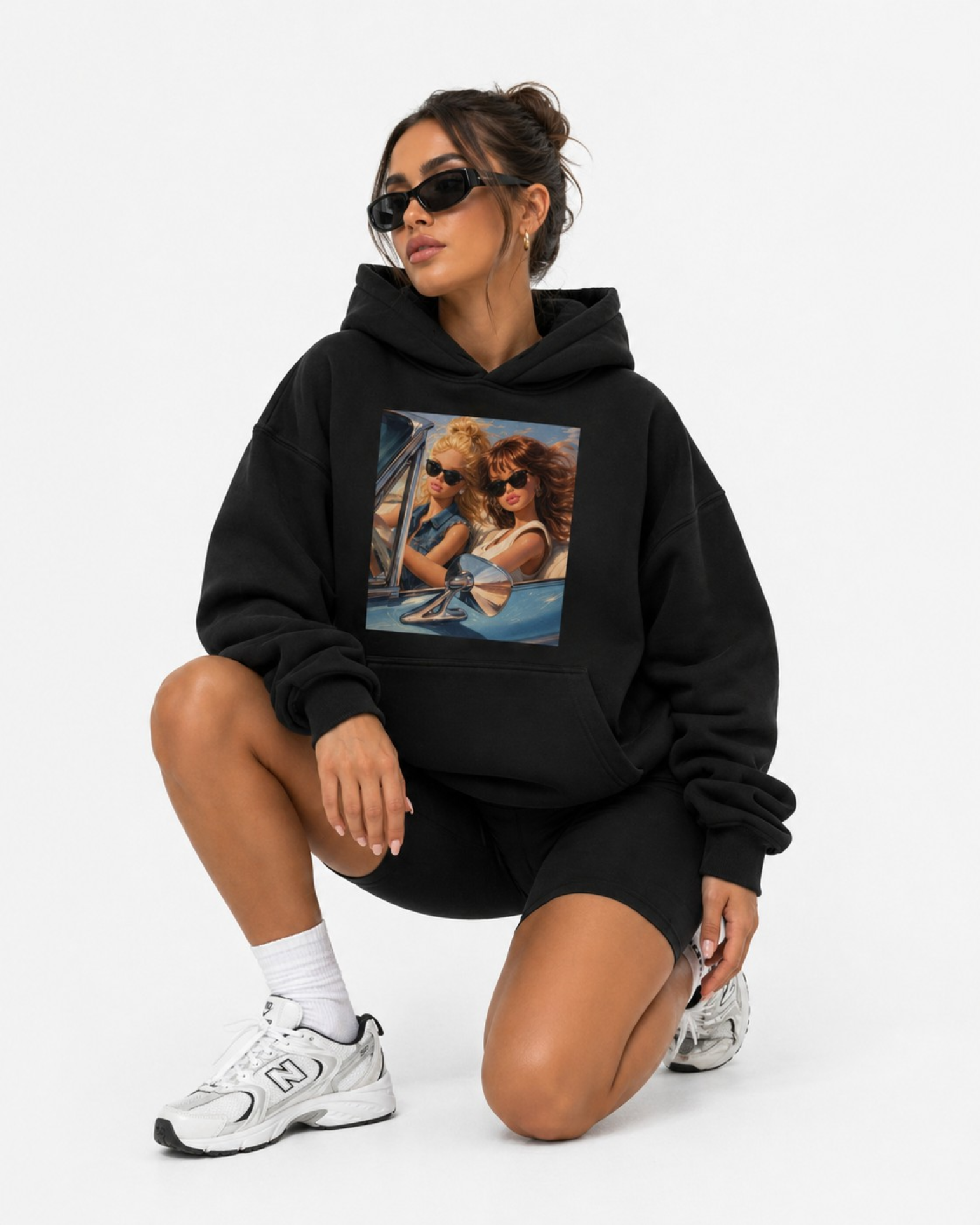 PRE-ORDER - FRAN & DIANE OVERSIZED HOODIE