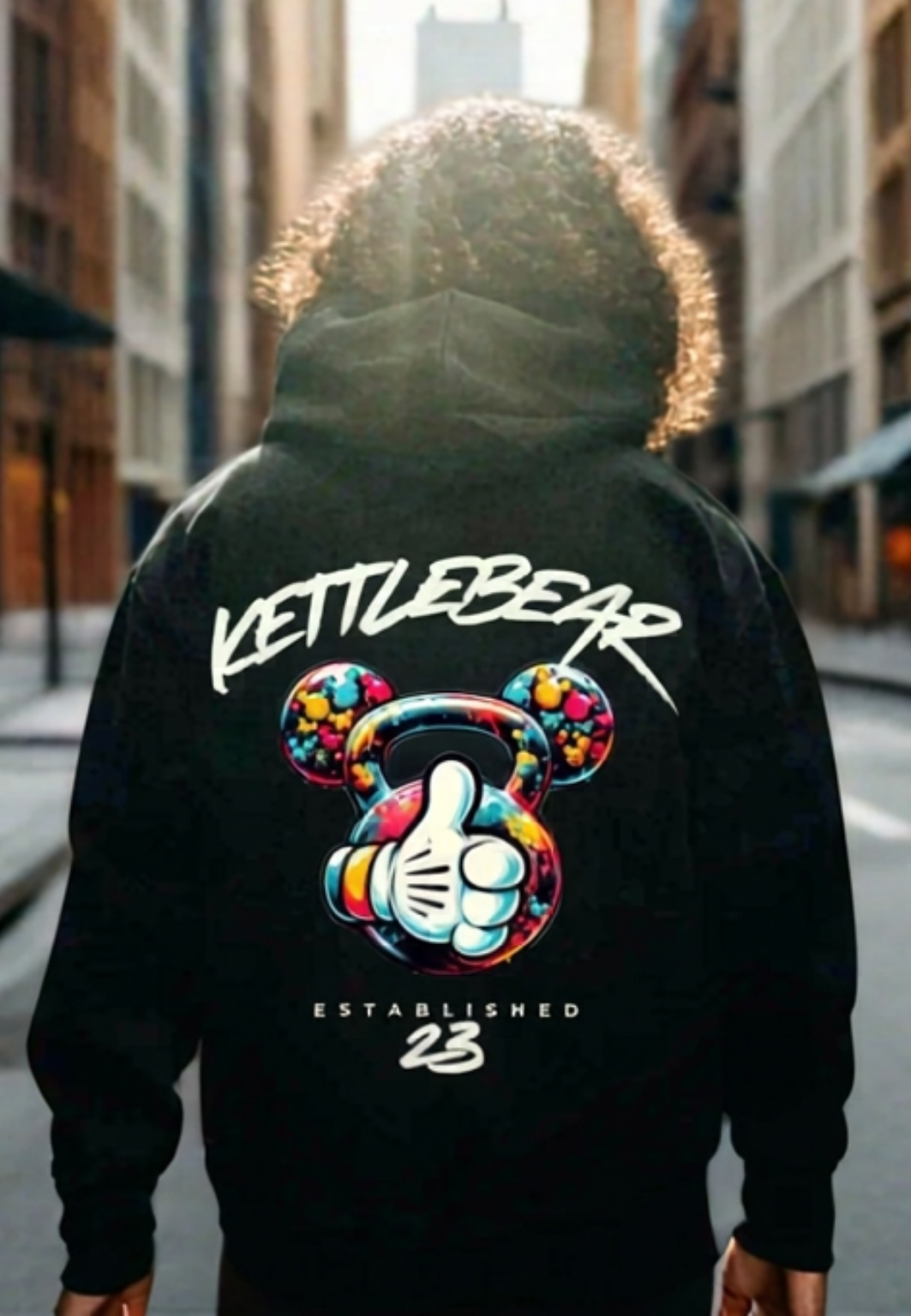 PRÉCOMMANDE - SWEAT À CAPUCHE SURDIMENSIONNÉ KETTLEBEAR