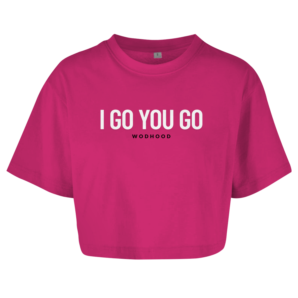 Wodhood TEAM23 I GO YOU GO Oversized Crop Top
