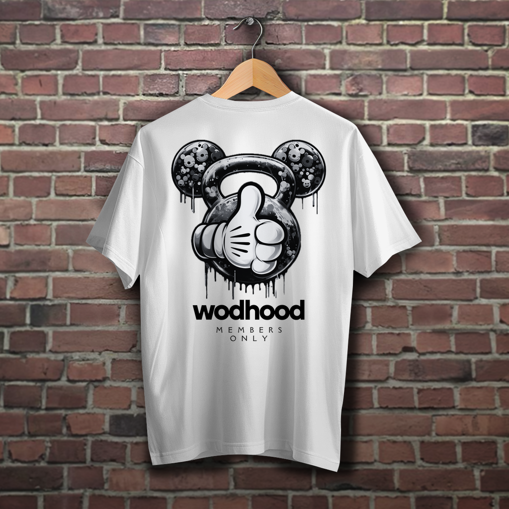 Wodhood KETTLEBEAR B/W Oversized Shirt