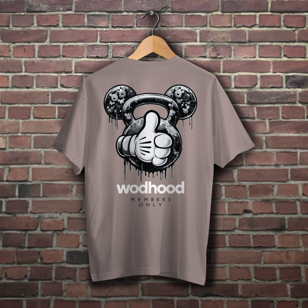Wodhood KETTLEBEAR B/W Oversized Shirt