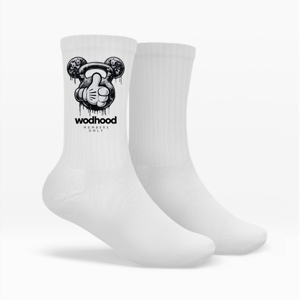 Wodhood KETTLEBEAR B/W Socks