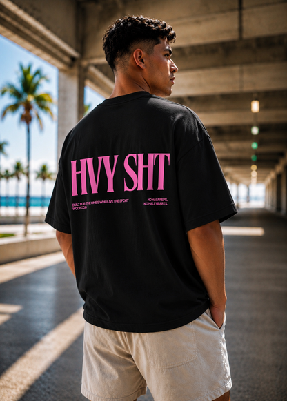 LIMITED DROP - HEAVY SH*T PINK OVERSIZED SHIRT
