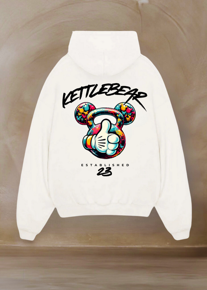 KETTLEBEAR23 Unisex Wodhoodie Weiß