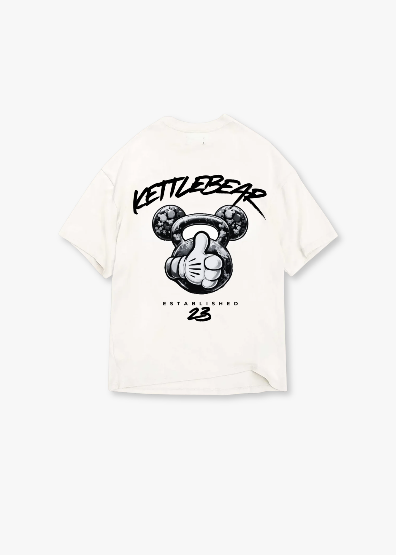 PRE - ORDER - KETTLEBEAR23 B/W OVERSIZED SHIRT
