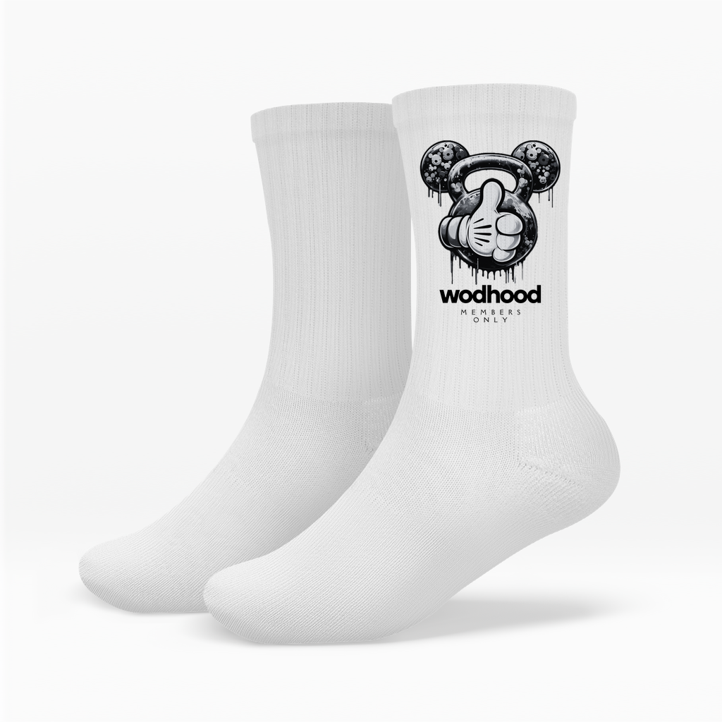 Wodhood KETTLEBEAR B/W Socks
