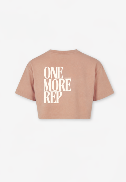 LIMITED DROP - ONE MORE REP OVERSIZED CROP TOP