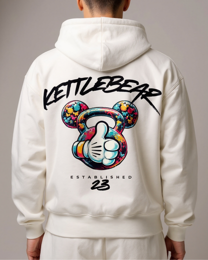 KETTLEBEAR23 Unisex Wodhoodie Weiß