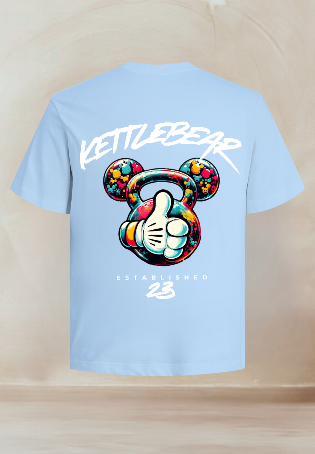 KETTLEBEAR23 Herren T-Shirt Blau