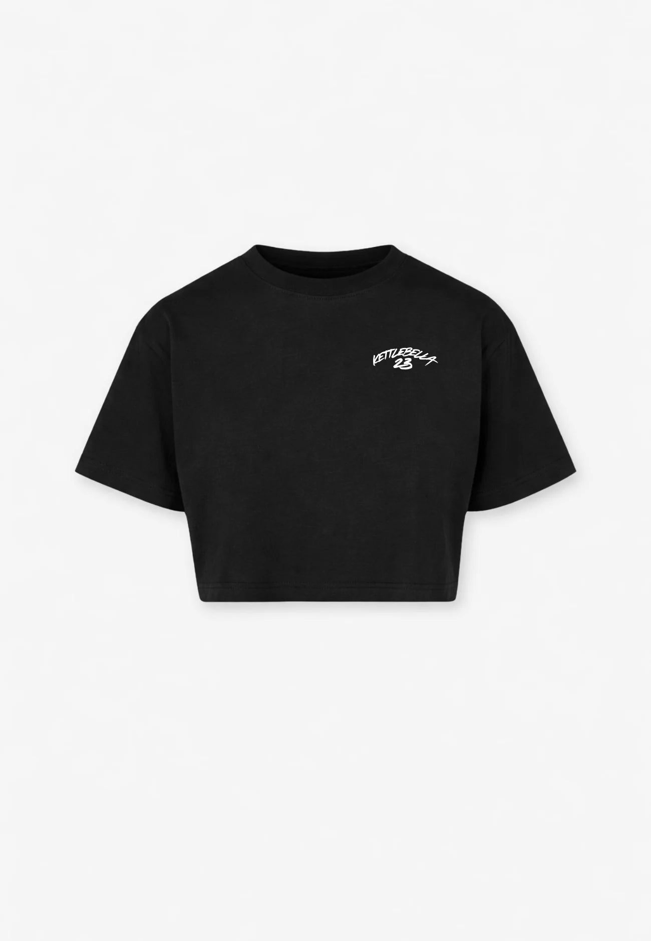 ZAMÓW W PRZEDSPRZEDAŻY - KETTLEBELLA23 OVERSIZE CROP TOP CZARNY