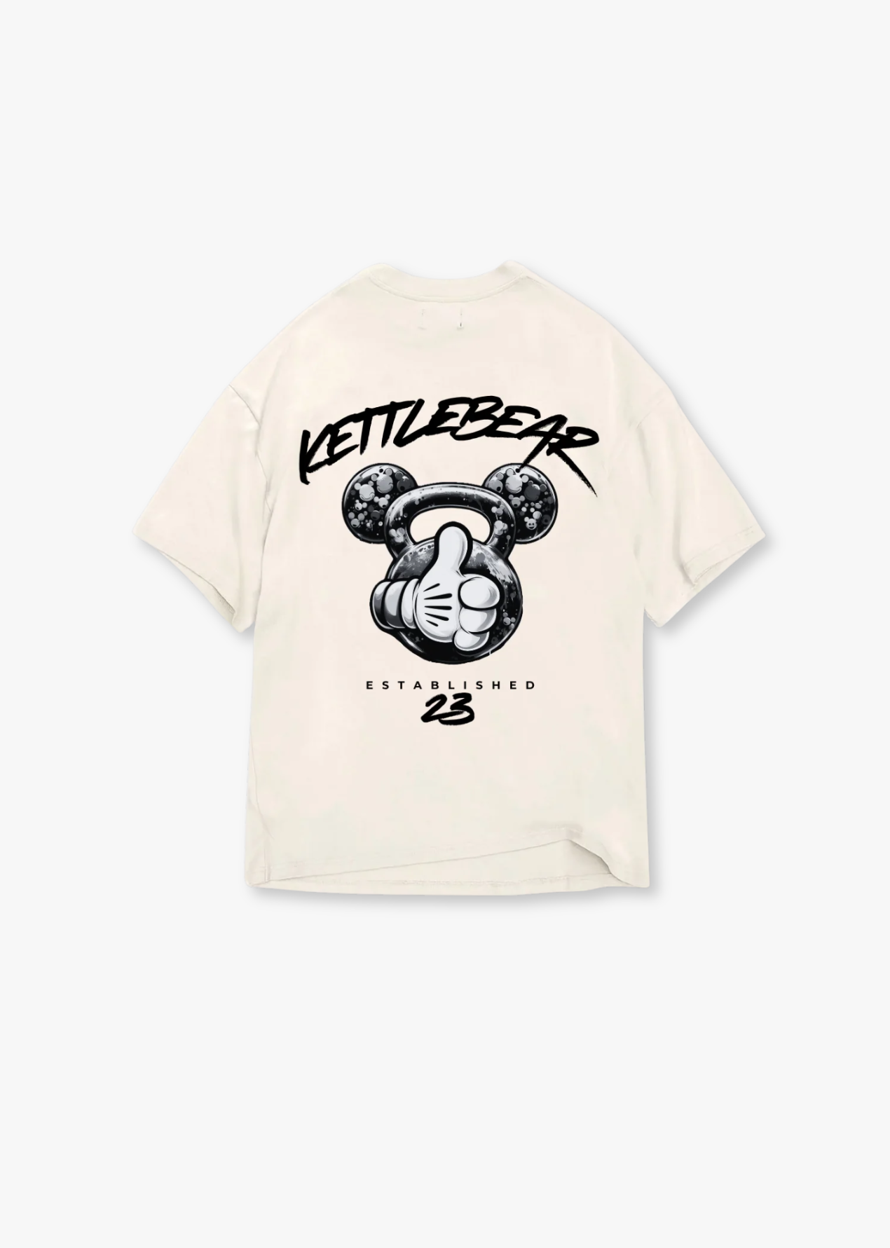 PRE - ORDER - KETTLEBEAR23 B/W OVERSIZED SHIRT