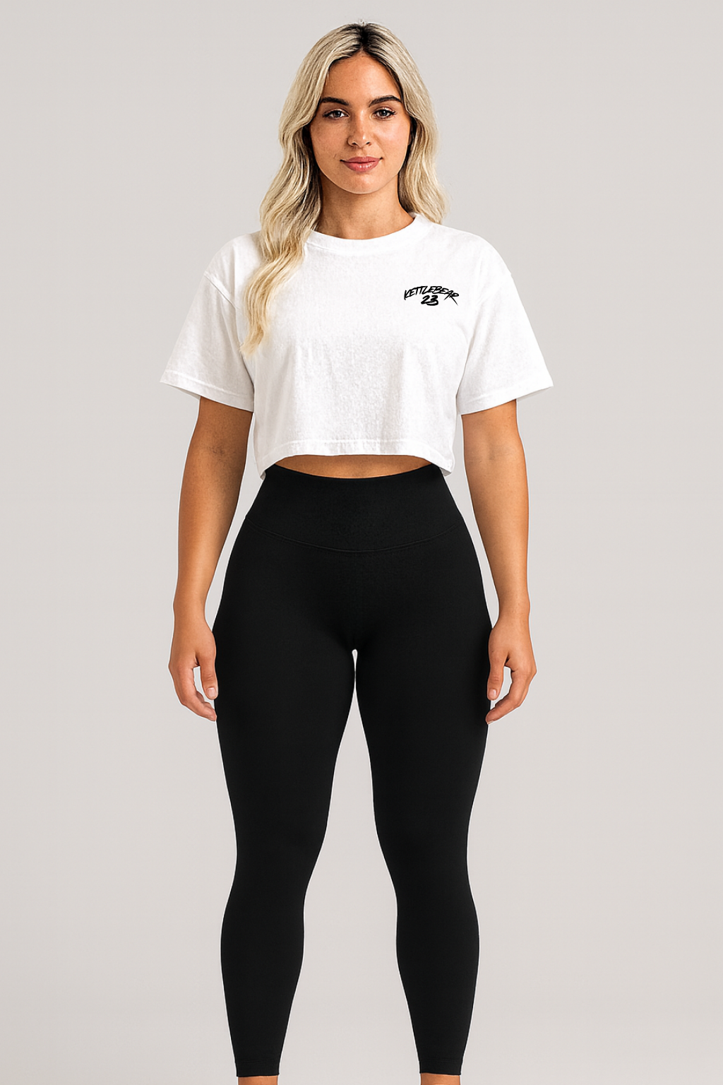 KETTLEBEAR23 Oversize Crop Top Weiß