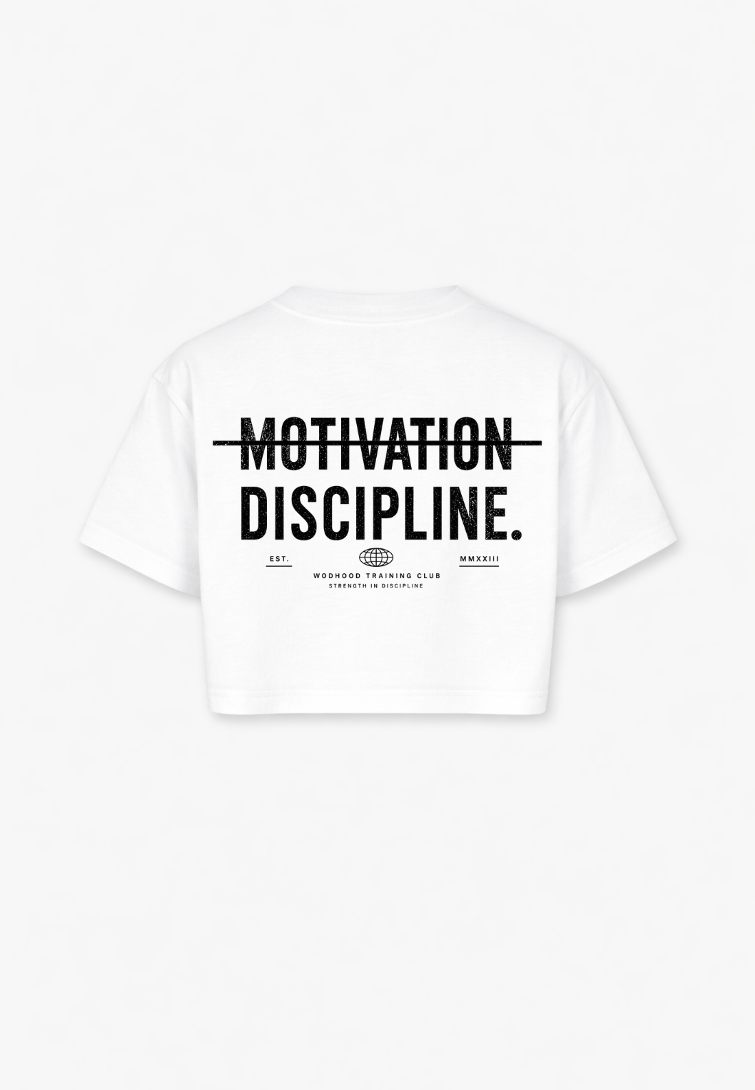 LIMITED DROP - DISCIPLINE OVERSIZED CROP TOP