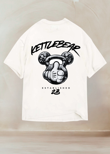 KETTLEBEAR23 B/W Unisex Oversized Shirt