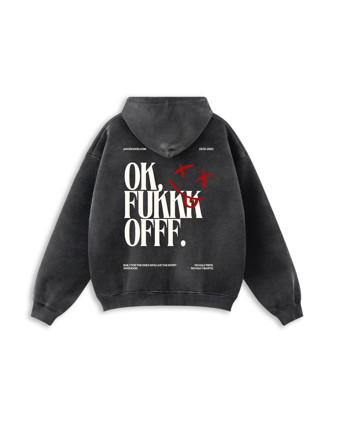 PRÉCOMMANDE - SWEAT À CAPUCHE SURDIMENSIONNÉ FUKKK OFFF