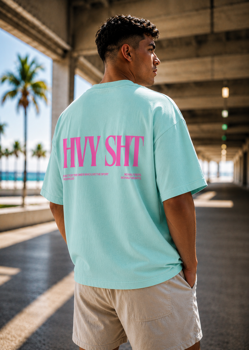 LIMITED DROP - HEAVY SH*T PINK OVERSIZED SHIRT