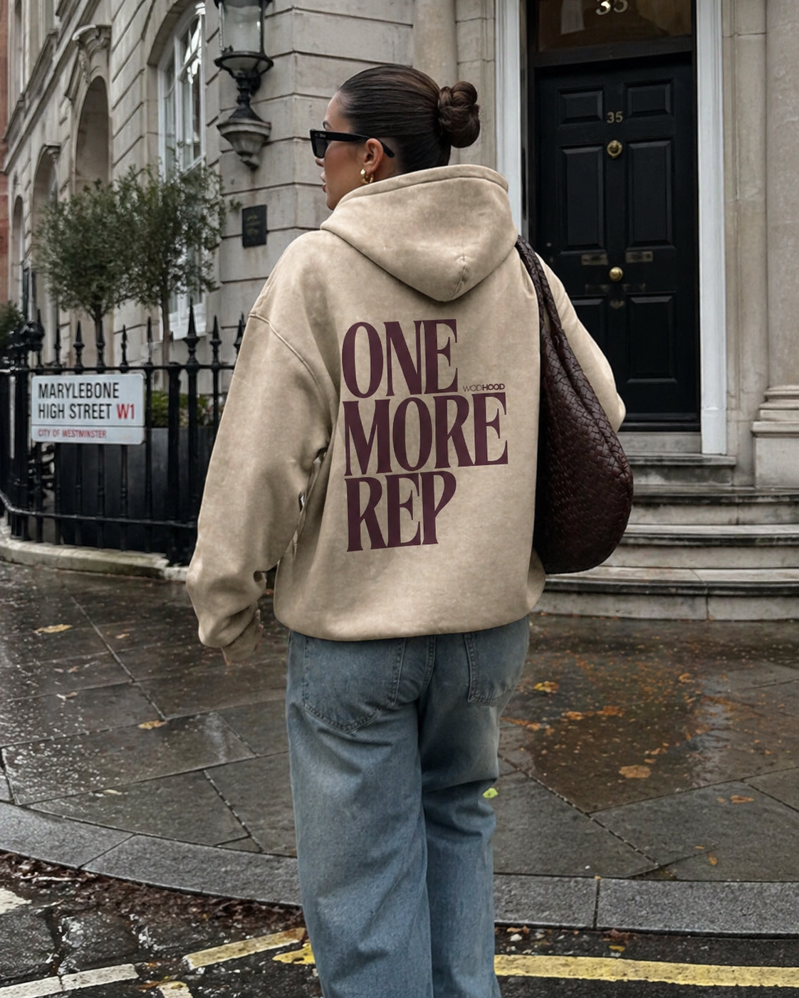 LIMITED DROP - ONE MORE REP OVERSIZED HOODIE WASHED