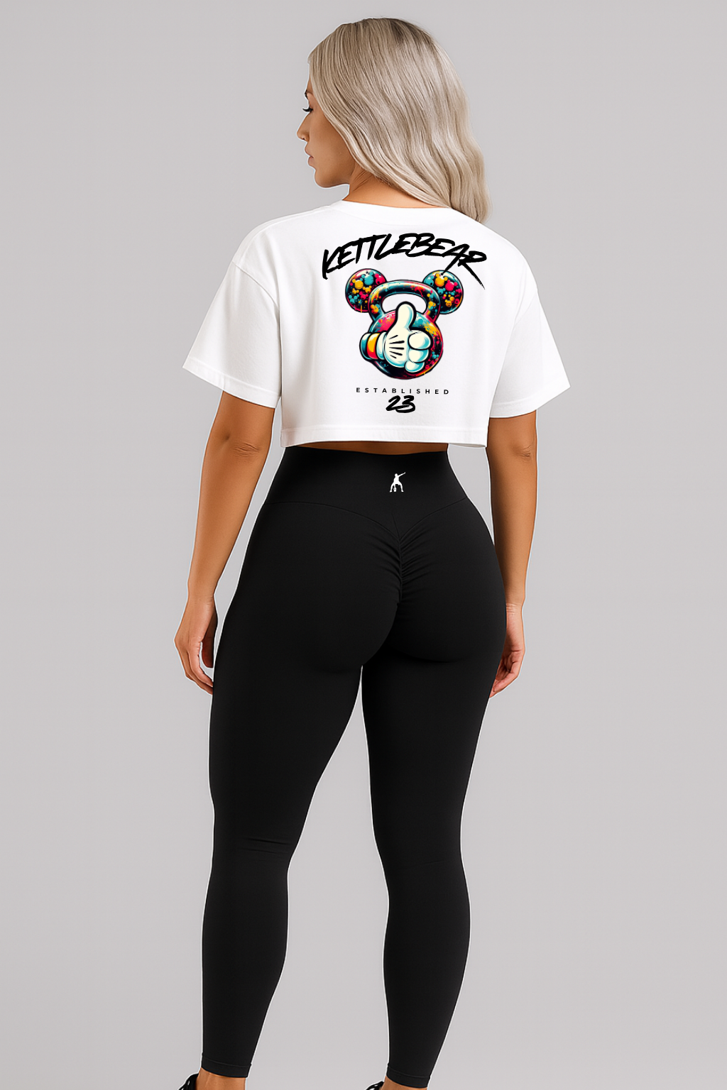 KETTLEBEAR23 Oversize Crop Top Weiß