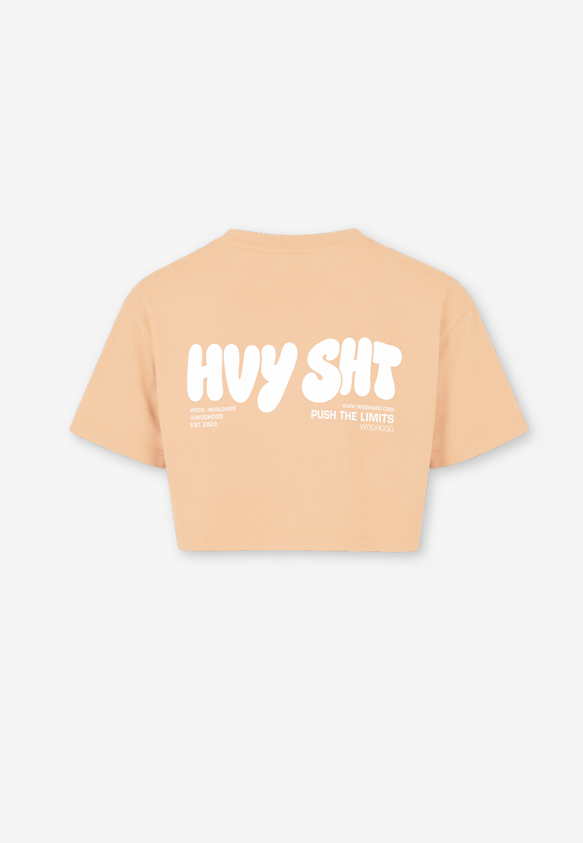 LIMITED DROP - HVY SHT PINK OVERSIZED CROP TOP
