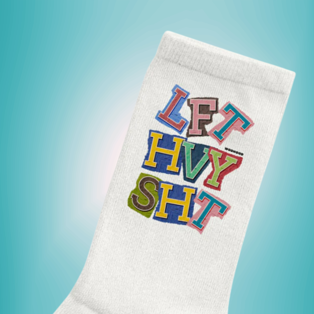 Wodhood LIFT HEAVY SHIT Socks