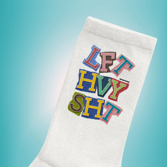 Wodhood LIFT HEAVY SHIT Socks