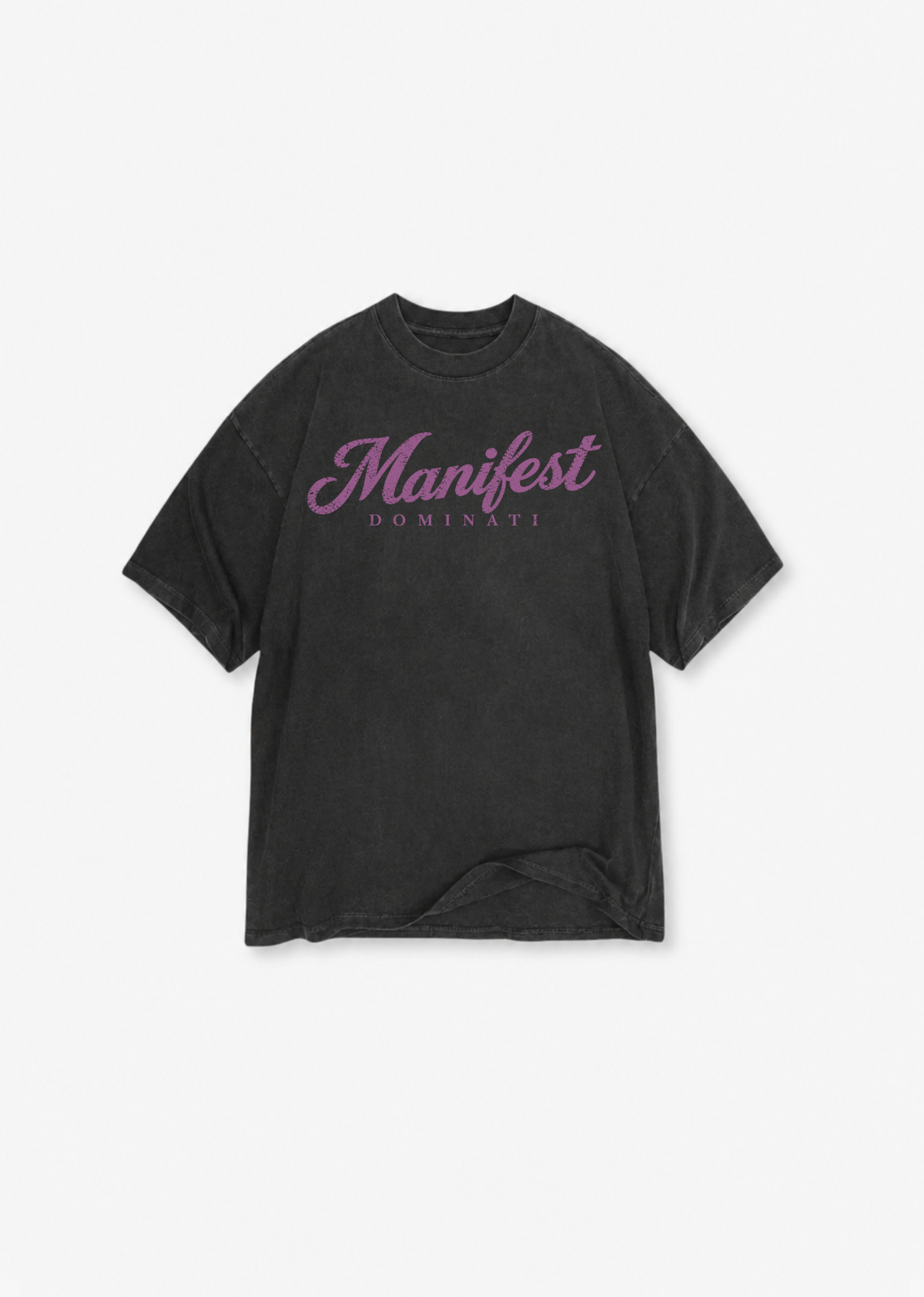 MANIFEST DOMINATI OVERSIZED SHIRT WASHED BLACK