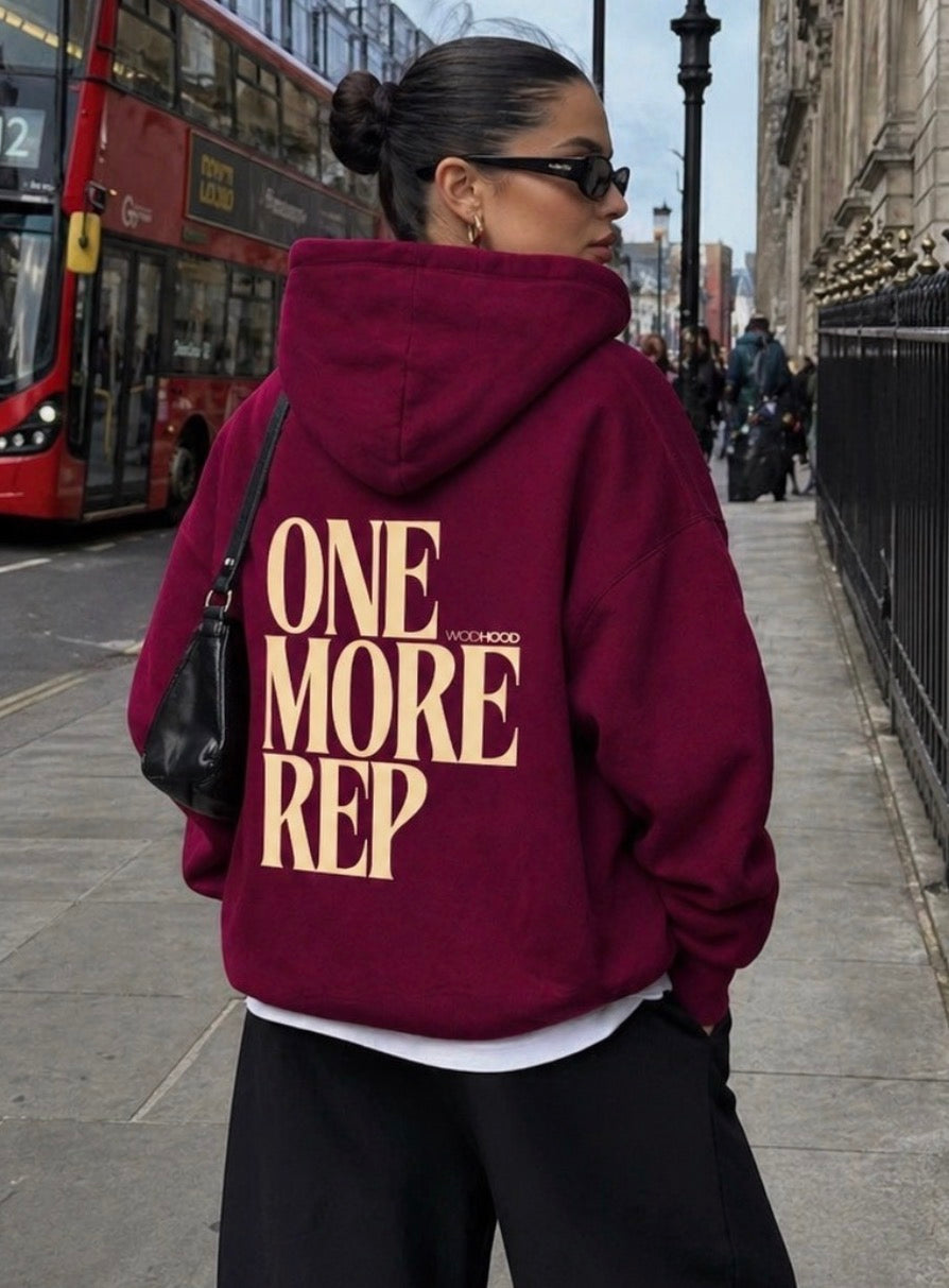 LIMITED DROP - ONE MORE REP x OVERSIZED HOODIE